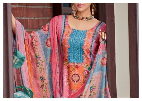 HERMITAGE CLOTHING AZA 4 PAKISTANI SALWAR SUITS CATALOGUE WITH PRICE - Image 3