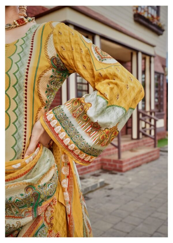 HERMITAGE CLOTHING AZA 4 PAKISTANI SALWAR SUITS CATALOGUE WITH PRICE - Image 14