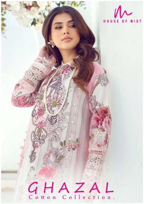 HOUSE OF MIST GHAZAL COTTON COLLECTION 01 TO 06 SUITS