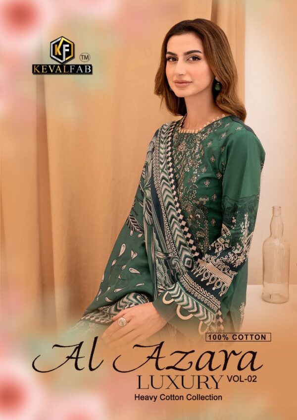 KEVAL FAB 2001 TO 2006 Al AZARA VOL 2 CATALOGUE PAKISTANI SUITS