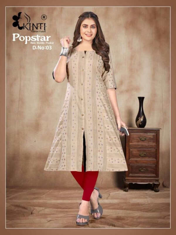 KINTI POPSTAR VOL 3 FANCY HANDLOOM KURTI AT BEST PRICE