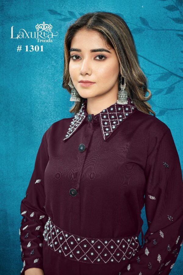 LAXURIA TRENDS 1301 READYMADE WHOLESALER PAKISTANI KURTI SURAT