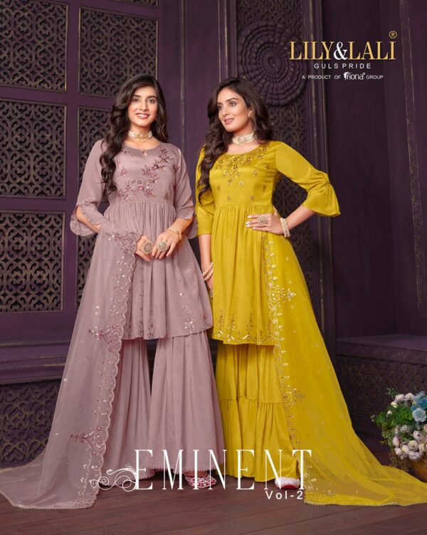 LILY & LALI 10164 TO 10166 EMINENT 2 PARTY WEAR GHARARA ONLINE