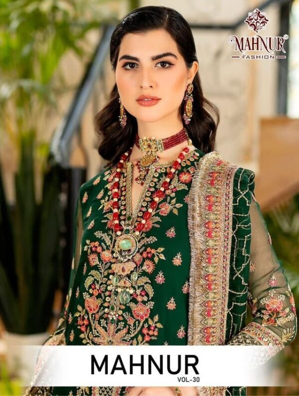 MAHNUR FASHION VOL 30 PAKISTANI SUITS WHOLESALE