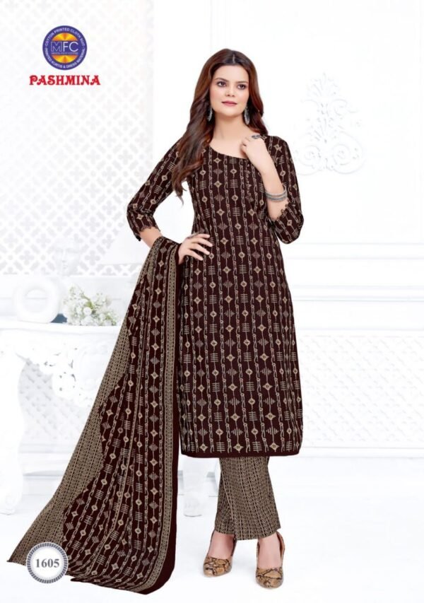 MFC PASHMINA VOL 16 COTTON SUITS WHOLESALER SURAT - Image 4