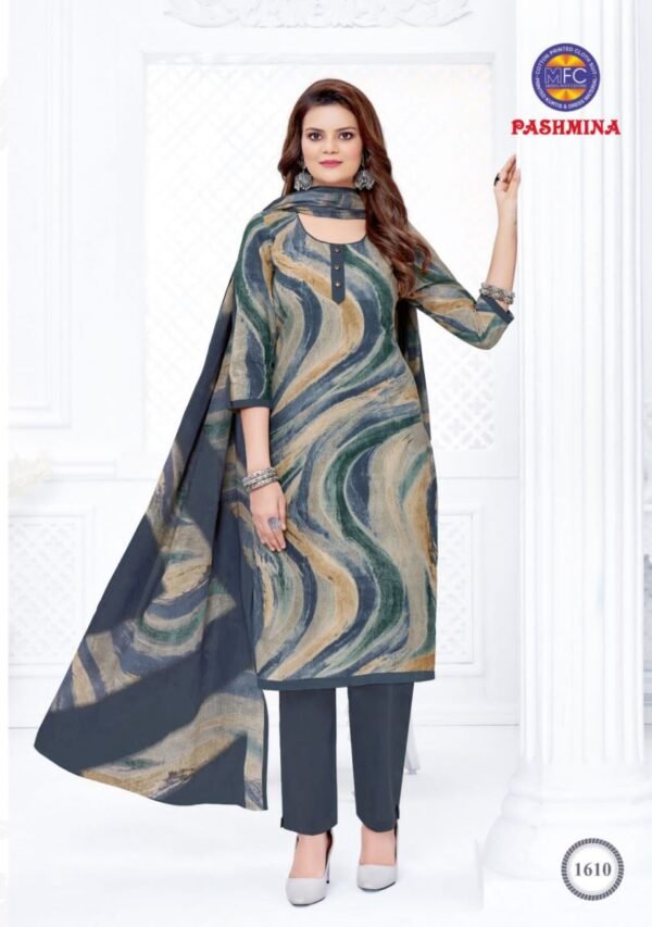 MFC PASHMINA VOL 16 COTTON SUITS WHOLESALER SURAT - Image 8