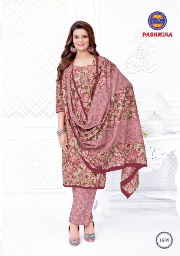 MFC PASHMINA VOL 16 COTTON SUITS WHOLESALER SURAT - Image 7