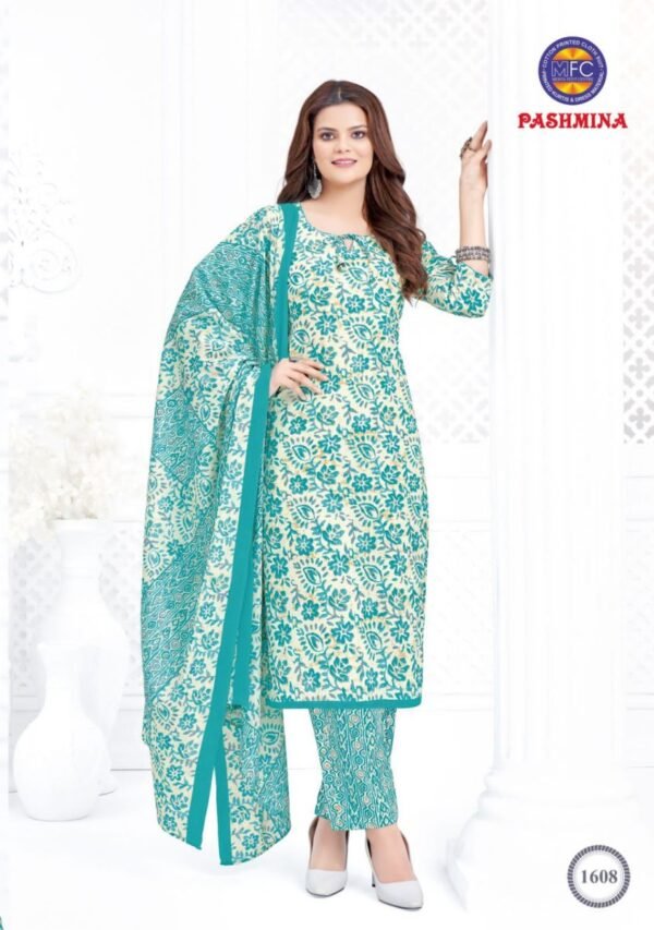 MFC PASHMINA VOL 16 COTTON SUITS WHOLESALER SURAT - Image 5