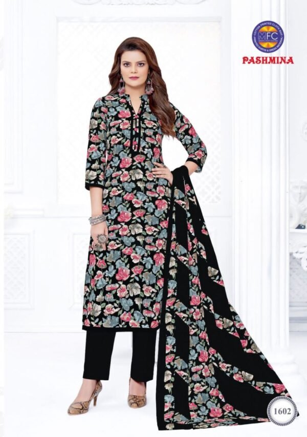 MFC PASHMINA VOL 16 COTTON SUITS WHOLESALER SURAT - Image 9