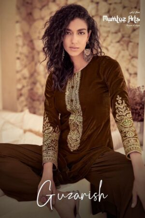 MUMTAZ ARTS GUZARISH VELVET SALWAR SUITS ONLINE