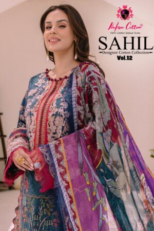 NAFISA COTTON SAHIL DESIGNOR COTTEN COLLECTION VOL 12 PAKISTANI SUITS