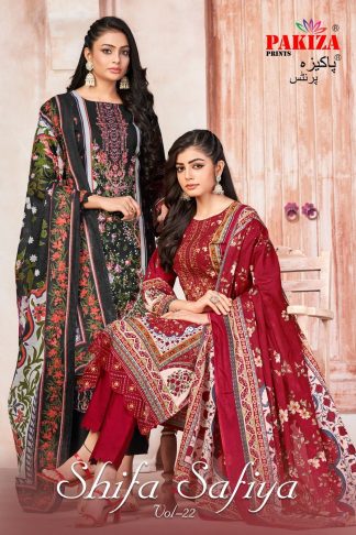 PAKIZA PRINTS SHIFA SAFIYA VOL 22 PAKISTANI SUITS AT BEST PRICE