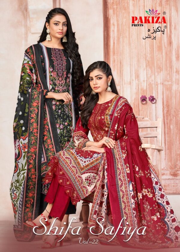 PAKIZA PRINTS SHIFA SAFIYA VOL 22 PAKISTANI SUITS AT BEST PRICE