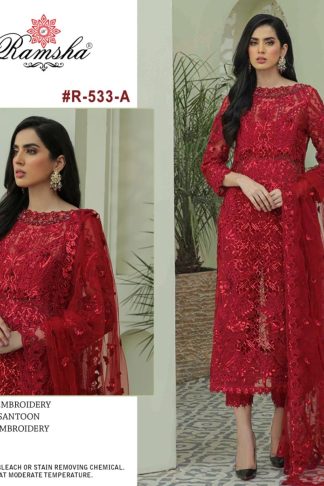 RAMSHA 533 NX PAKISTANI SUITS ONLINE INDIA