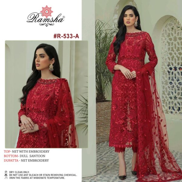 RAMSHA 533 NX PAKISTANI SUITS ONLINE INDIA