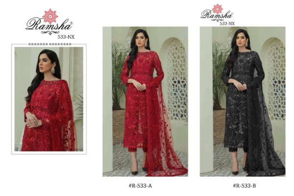 RAMSHA 533 NX PAKISTANI SUITS ONLINE INDIA