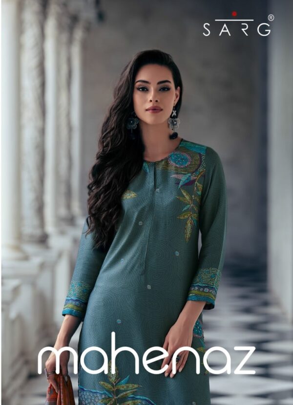 SAHIBA MAHENAZ SARG RICH COMBINATION SALWAR SUITS ONLINE