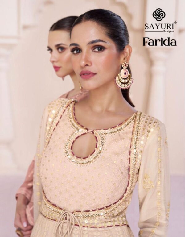 SAYURI DESIGNER 5313 TO 5315 FARIDA HEAVY SALWAR SUITS DESIGN 2023