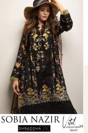 SHARADDHA DESIGNER SOBIA NAZIR VITHAL VOL 01 CATALOGUE SUITS