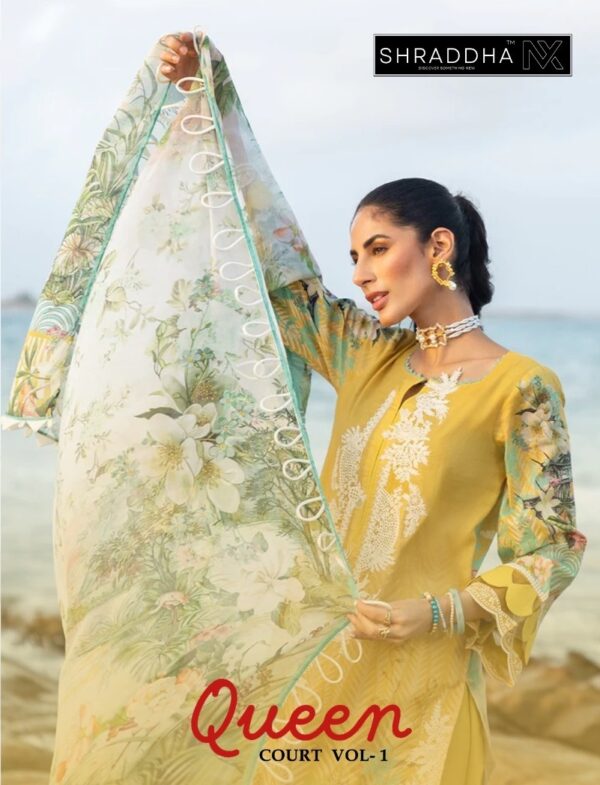 SHRADDHA NX QUEEN COURT VOL 1 PAKISTANI SUITS WHOLESALER