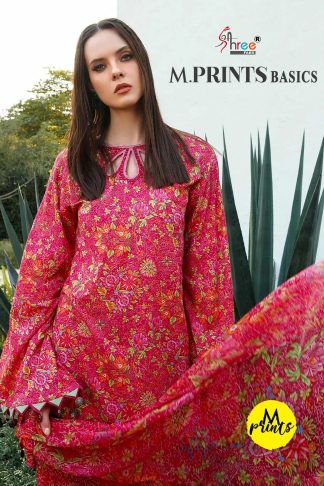 SHREE FABS 3233 TO 3238 M PRINTS BASICS PAKISTANI SUITS WHOLESALE