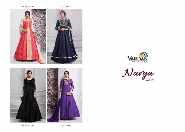 VARDAN DESIGNER NAVYA V0L 6 LATEST DESIGN SALWAR SUITS ONLINE