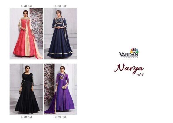 VARDHAN DESIGNER NAVYA VOL 6 CATALOGUE GOWN DESING 2023