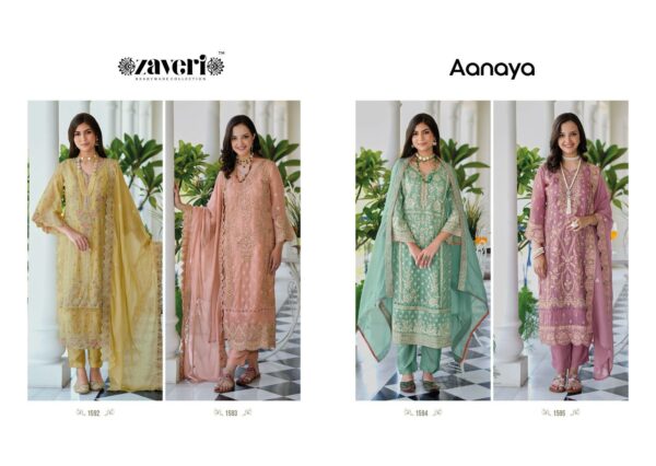 ZAVERI AANAYA PARTY WEAR SALWAR SUITS CATALOGUE