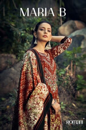 ROMANI 1061 MARIA B PASHMINA PAKISTANI SALWAR SUIT ONLINE