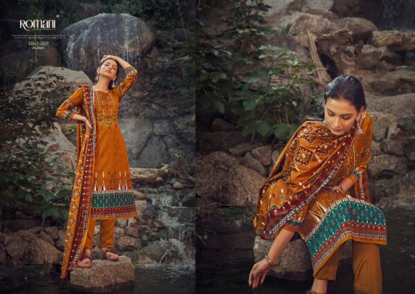 ROMANI 1061 MARIA B PASHMINA PAKISTANI SALWAR SUIT ONLINE