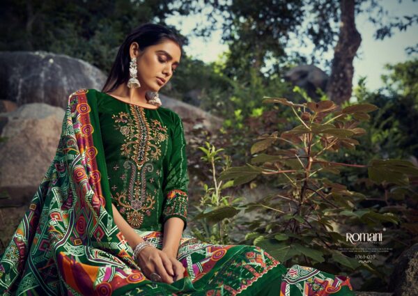 ROMANI 1061 MARIA B PASHMINA PAKISTANI SALWAR SUIT ONLINE