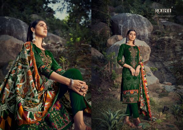 ROMANI 1061 MARIA B PASHMINA PAKISTANI SALWAR SUIT ONLINE