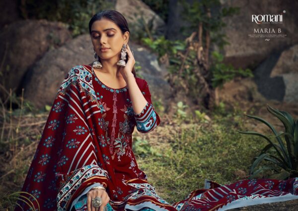 ROMANI 1061 MARIA B PASHMINA PAKISTANI SALWAR SUIT ONLINE