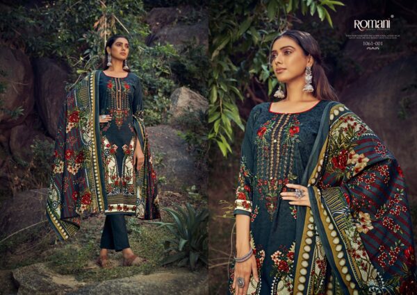 ROMANI 1061 MARIA B PASHMINA PAKISTANI SALWAR SUIT ONLINE