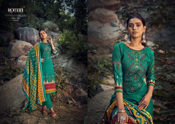 ROMANI 1061 MARIA B PASHMINA PAKISTANI SALWAR SUIT ONLINE