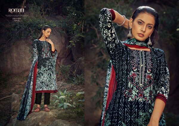 ROMANI 1061 MARIA B PASHMINA PAKISTANI SALWAR SUIT ONLINE