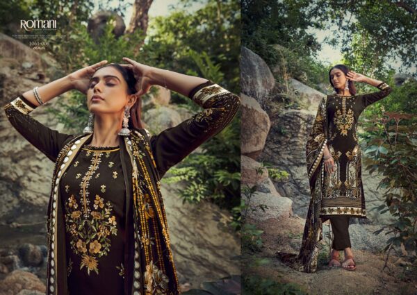 ROMANI 1061 MARIA B PASHMINA PAKISTANI SALWAR SUIT ONLINE