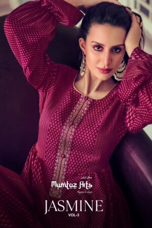 MUMTAZ ARTS JASMINE VOL 3 PASHMINA PAKISTANI SUITS WHOLESALE
