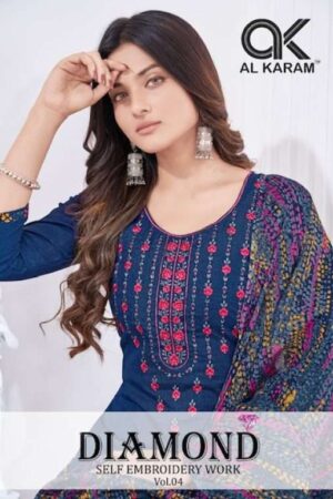 AL KARAM 4001 TO 4010 DIAMOND VOL 4 PAKISTANI SUITS ONLINE