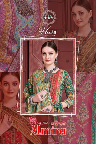 ALOK SUITS ALMIRA HARSHIT FASHION PASHMINA SALWAR SUITS CATALOGUE