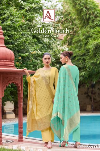ALOK SUITS GOLDEN TOUCH EDITION 3 WHOLESALE CATALOGUE SUITS