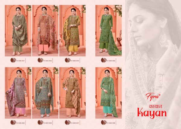 ALOK SUITS KAYAN PASHMINA DIGITAL KARACHI SUITS CATALOGUE