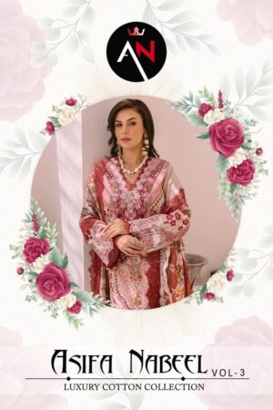 ASIFA NABEEL VOL 3 3001 TO 3008 WHOLESALE CATALOGUE SUITS