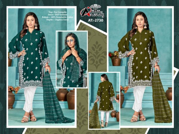 ATTA TRENDZ 2730 DESIGNER KURTI WHOLESALE PRICE