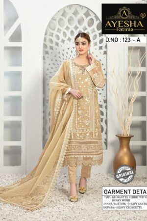 AYESHA FATIMA AF 123 PAKISTANI SUITS ONLINE WHOLESALE