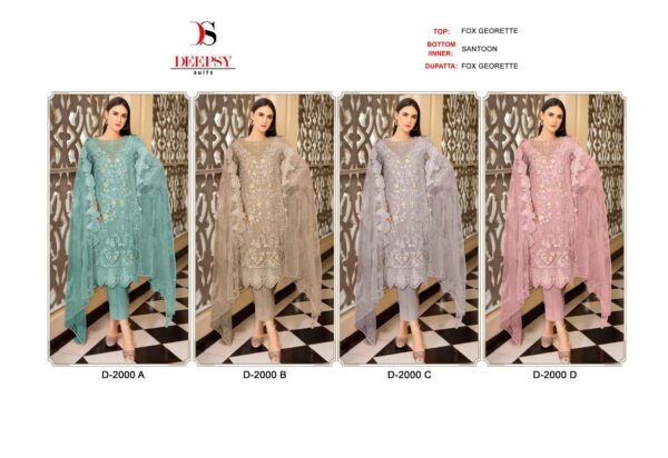 DEEPSY 2000 ABCD PAKISTANI SUITS ONLINE WHOLESALE IN SURAT