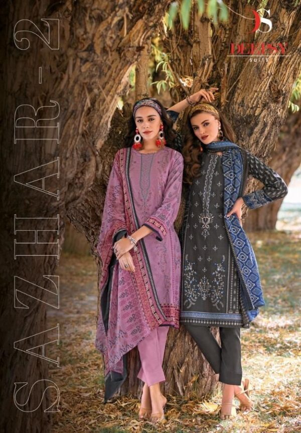 DEEPSY 2001 TO 2008 SHAZAR 2 PAKISTANI SUITS NEW CATALOGUE