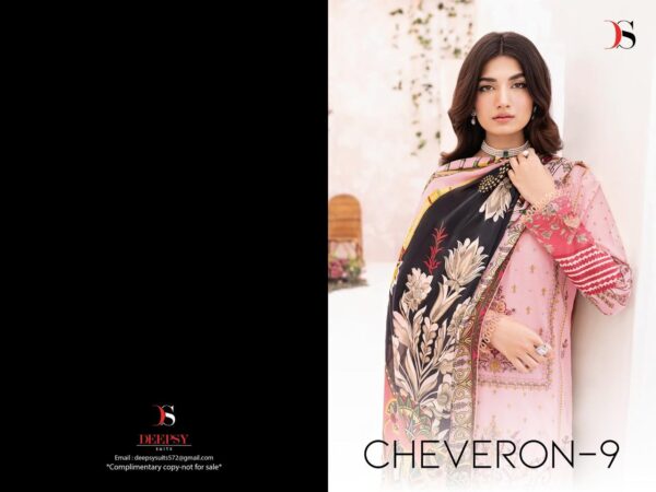 DEEPSY 3201 TO 3206 CHEVERON LAWN 9 PAKISTANI SUITS ONLINE SUPPLIER