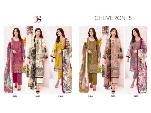 DEEPSY CHEVRON EMBROIDERY READYMADE COTTON KURTI CATALOGUE