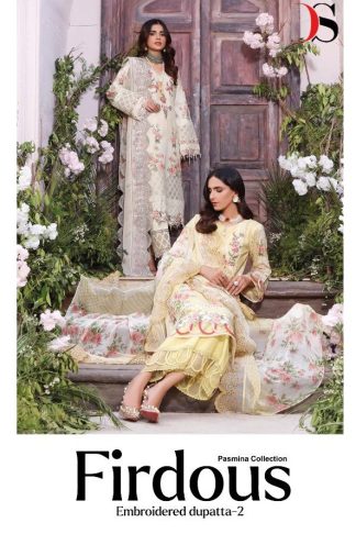 DEEPSY FIRODUS PREMIUM PASMINA 22-2 PAKISTANI SUITS ONLINE WHOLESALE